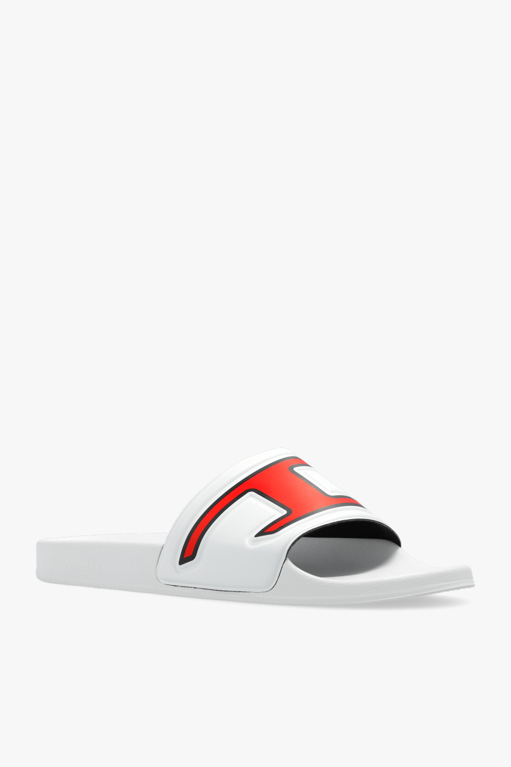 ★DIESEL★ SA Mayemi Slide White Y02801P4441H8327 Diesel's rubber slides for Man | Diesel SA-MAYEMI CC